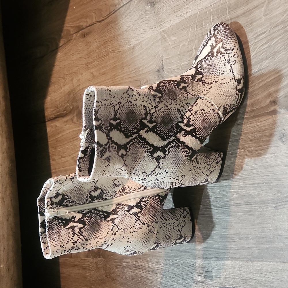 Madden Girl Snakeskin Booties